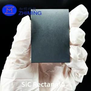 Silicon Carbide (SiC) Rectangle Substrate, Custom Sizes, 4H/6H Polytype, Epi-Ready, N/P Doped for Advanced Power & RF Electronics